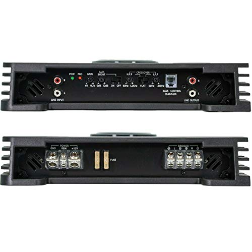 Gravity GR1500.2 2 Channels 3000 WATTS Car Audio Stereo Amplifier 2 Ohm Stable with LED Indicator Class AB Technology MOSFET PWM Power Supply Remote Level Control Gravity GR1500.2 2 Channels 3000 WATTS Car Audio Stereo Amplifier 2 Ohm Stable with LED Indicator Class AB Technology MOSFET PWM Power Supply Remote Level Control